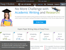 Tablet Screenshot of essay4students.com